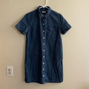 Levi’s denim shirt dress